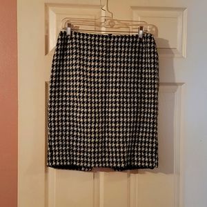 Lafayette 148 Hounds Tooth Skirt 10